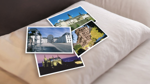 Kissen mit Postkarten Kissen mit Postkarten