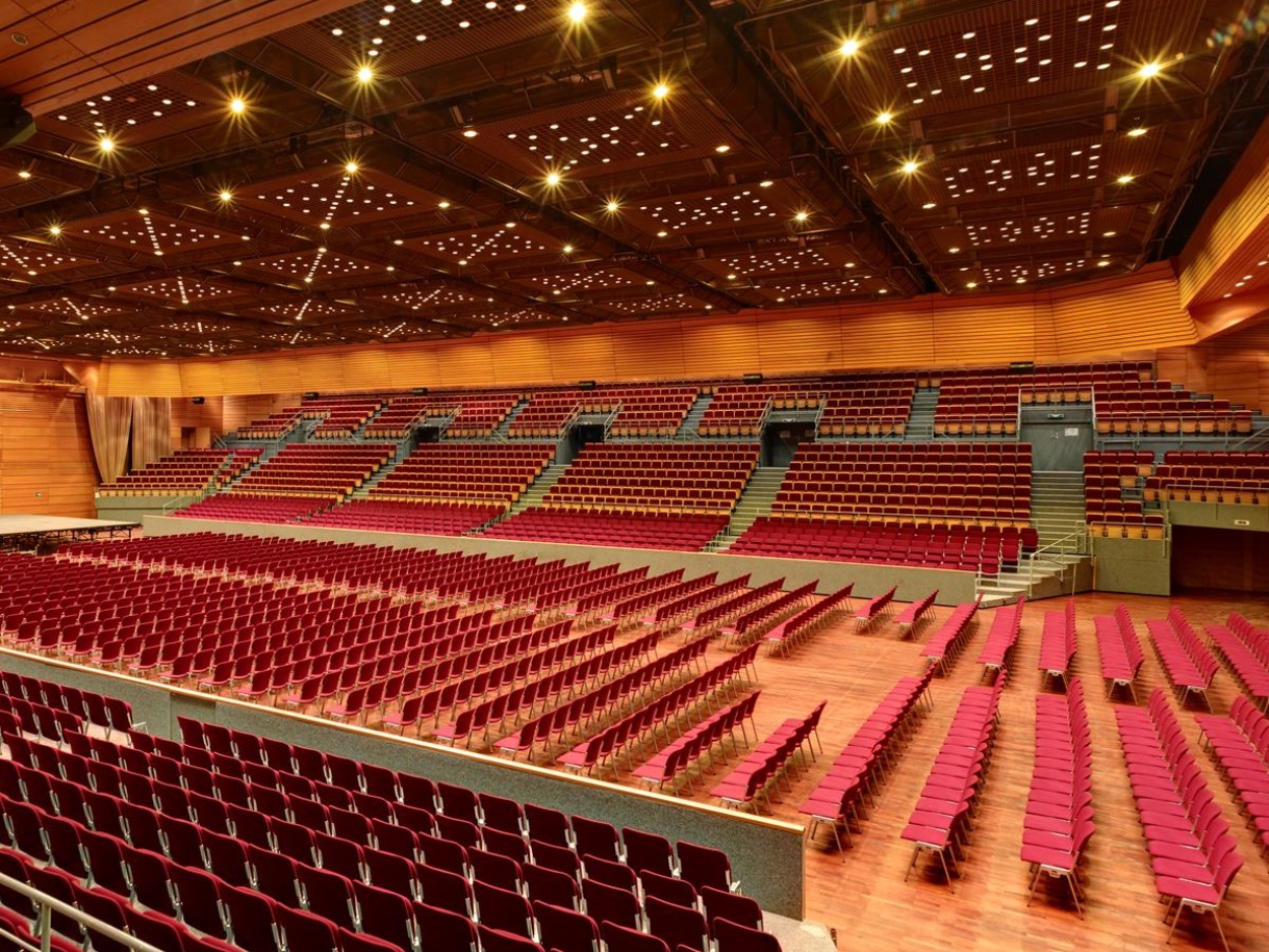 Saarlandhalle Große Halle Saarlandhalle Innenansicht