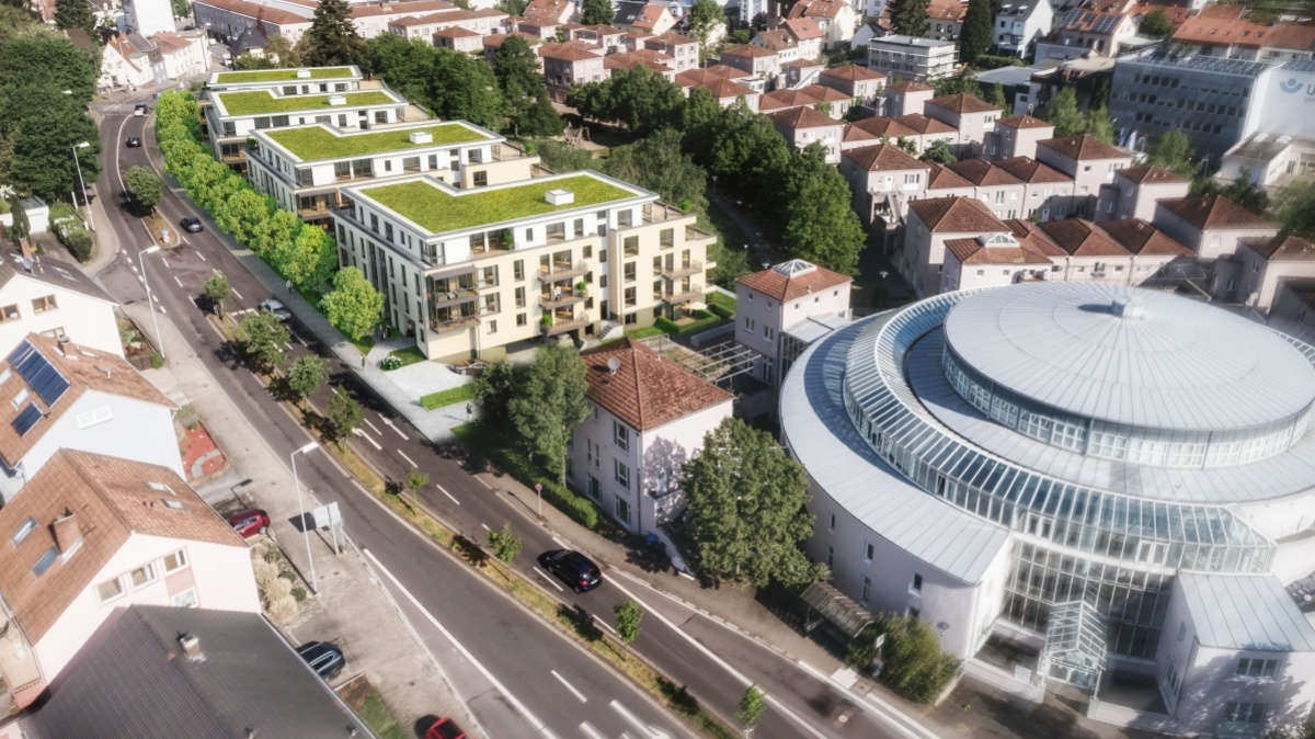 Luftbild Wohnen am Anger 