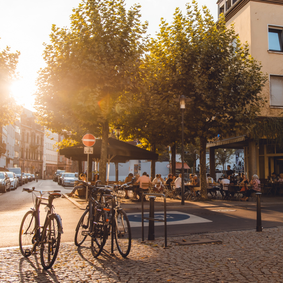 Fahrradzone Nauwieser Viertel