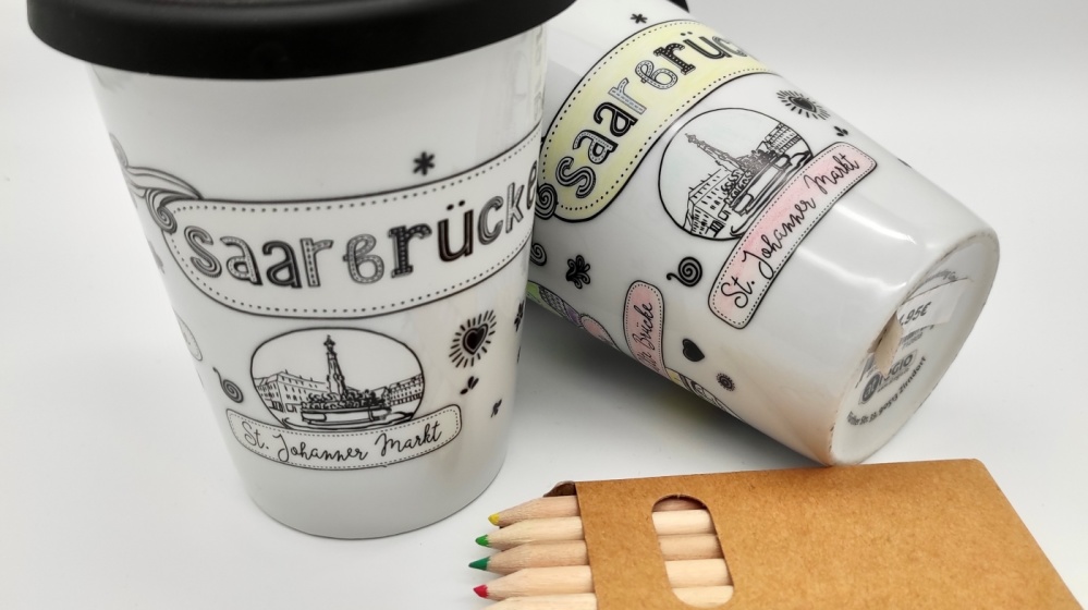 Kaffee To Go Becher zum Ausmalen Kaffee To Go Becher zum Ausmalen