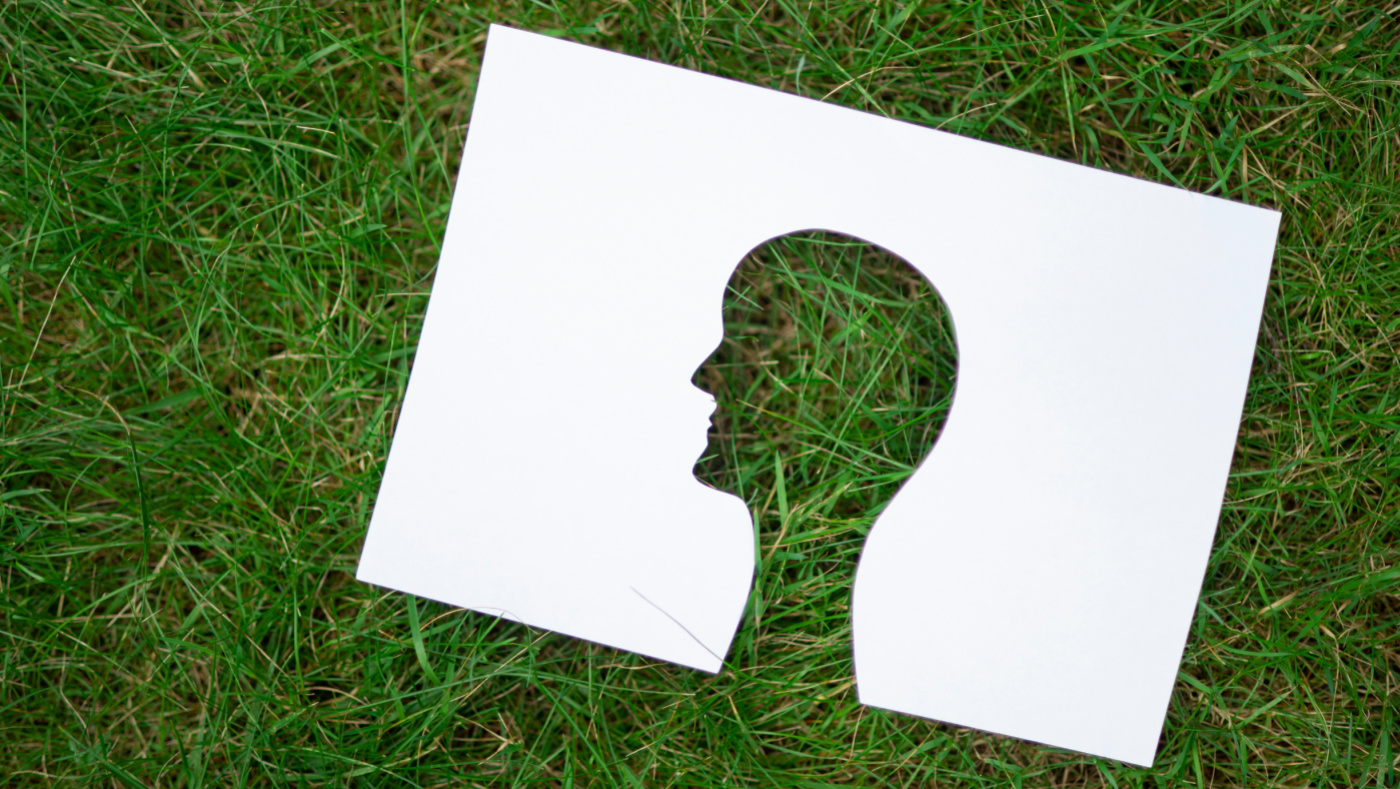 Schablone auf grüner Wiese. Foto: complize / photocase