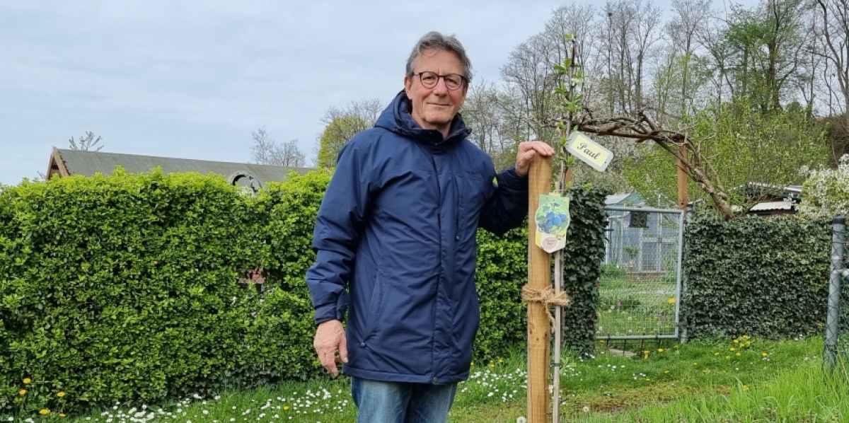 Klaus Franosch, Grünflächen-Pate im Wiesengtal, Gartenbauvereins Dudweiler Gartenbauvereins Dudweiler