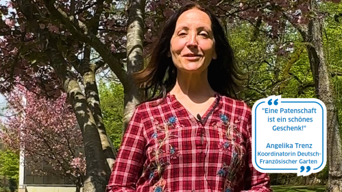 Angelika Trenz, Koordinatorin des Deutsch-Französischen Gartens Angelika Trenz, Koordinatorin des Deutsch-Französischen Gartens