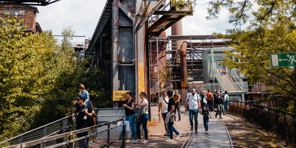 Weltkulturerbe Völklinger Hütte Auf dem Gelände des Weltkulturerbes Völklinger Hütte