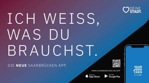 Deine Stadt - Deine App Plakatmotiv: Ich weiß, was du brauchst