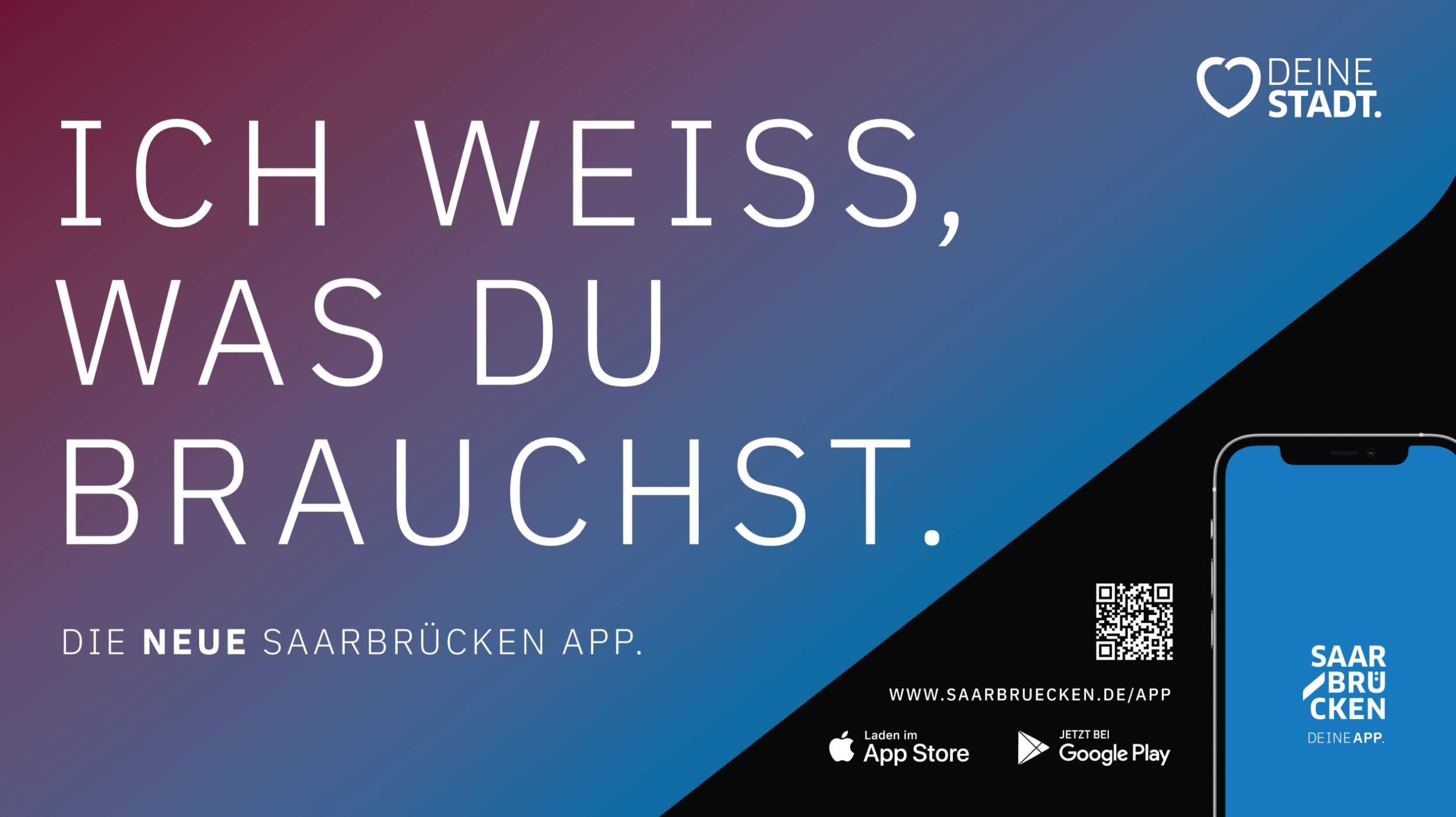 Plakatmotiv: Ich weiß, was du brauchst