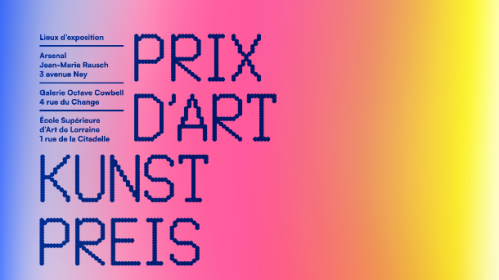 Prix d'Art Robert Schuman 2025 - Metz Plakat zum Robert Schuman Kunstpreis 2025