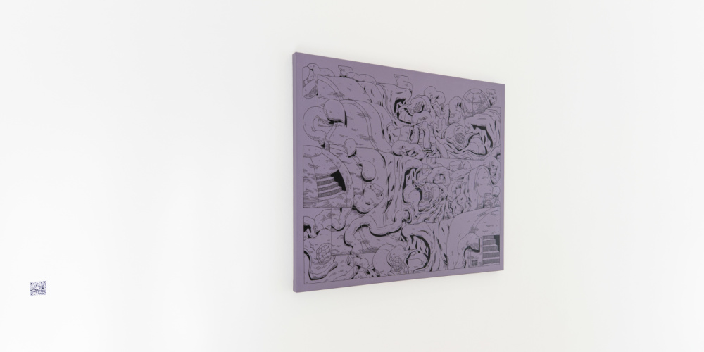 Gemälde namens Worldwide 2