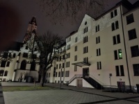 Ausgeschaltete Beleuchtung zur Earth Hour 2026 in Saarbrücken Ausgeschaltete Beleuchtung zur Earth Hour 2026 in Saarbrücken